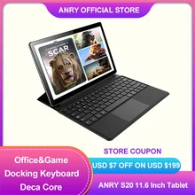 ANRY S20 Android Tablet 11,6 Zoll Touchscreen Tablet PC Deco Core MTK6797T X25 Prozessor Wifi GPS 4G Anruf 13MP Cameral