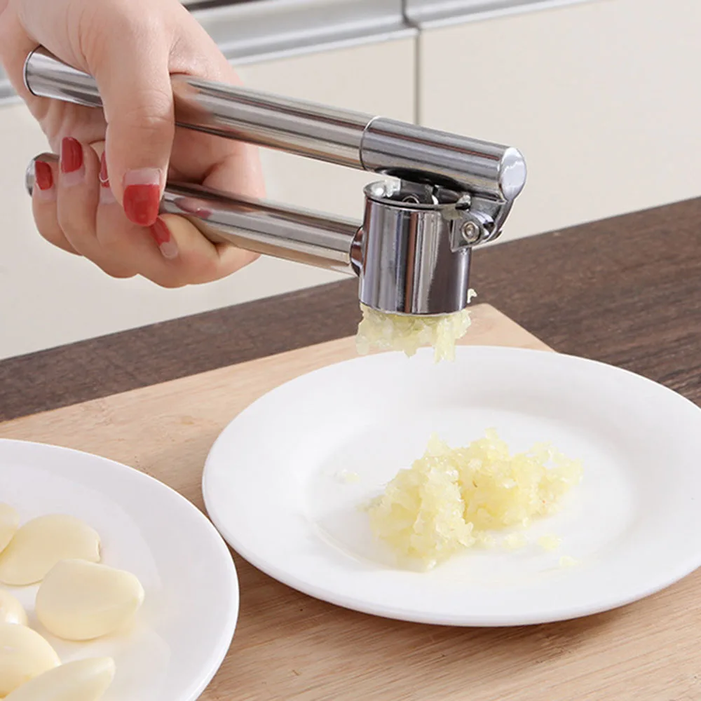 

Fruit Vegetable Tools Stainless Steel Garlic Press Dynamic Garlic Press Grill Scallop Oyster Garlic Garlic Kitchen Gadget