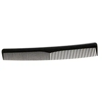 

1Pcs plastic Black Comb Fiber Professional Styling Heat Carbon Resistant Comb Tool Static Hairdressing Two Comb Anti B2F3