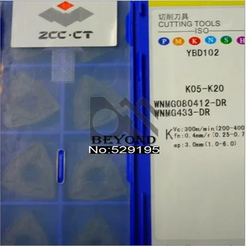 

ZCC Insert WNMG080408-DR YBC252 WNMG 080408 10pcs Original Carbide Inserts Lathe Tools CNC Cutter Turning Tool