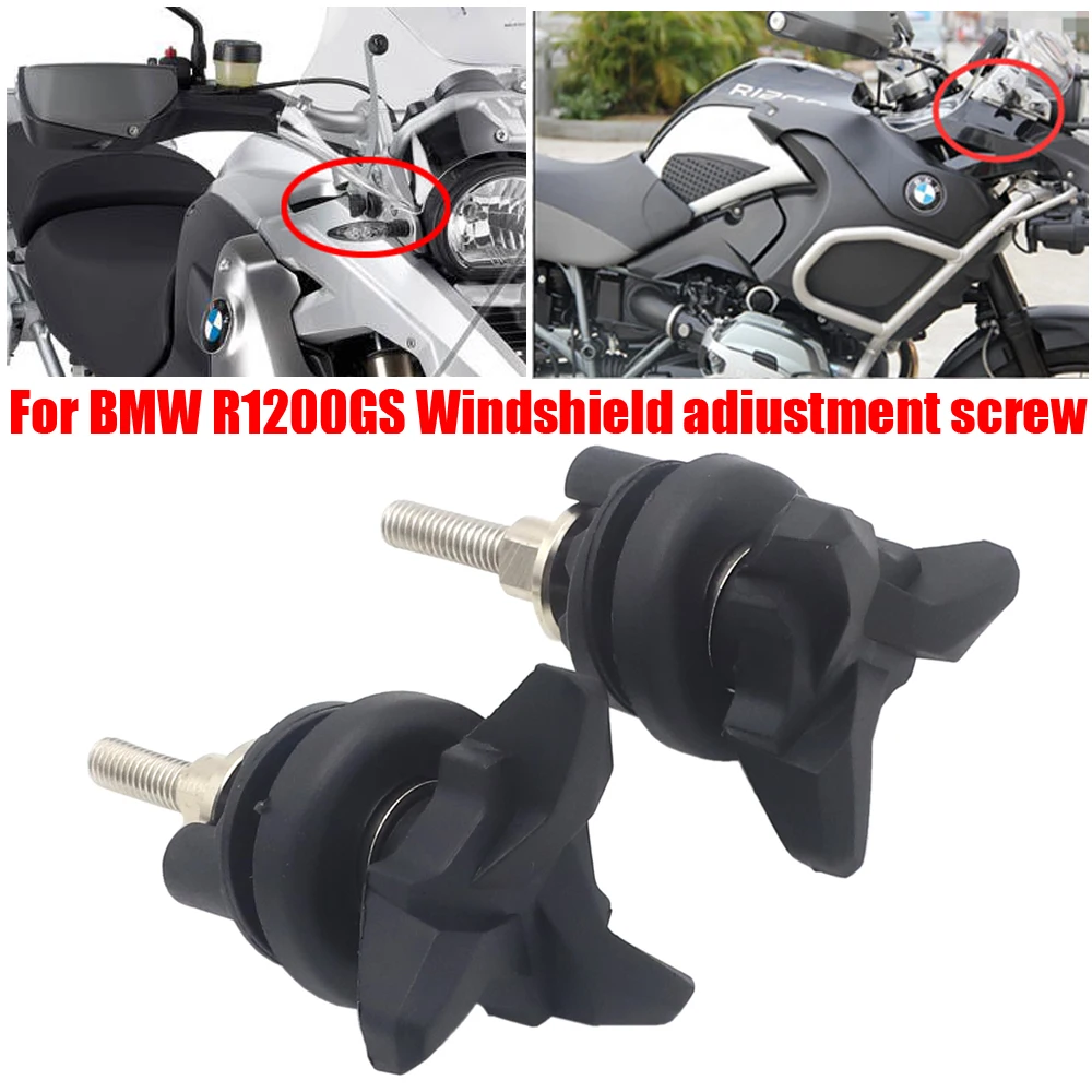 

for BMW GS1200 R 1200 GS Adventure 2004-2016 ADV Windshield Lock Adjustment Screw WindScreen Mount Clip Clamp Bolt