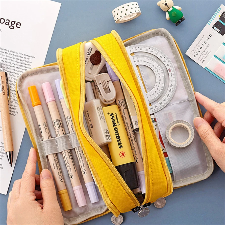 

Pencil Cases High Capacity Pencilcase Estuches Escolares Trousse Scolaire Estojo Escolar School Accessories Pen Case Bags Box