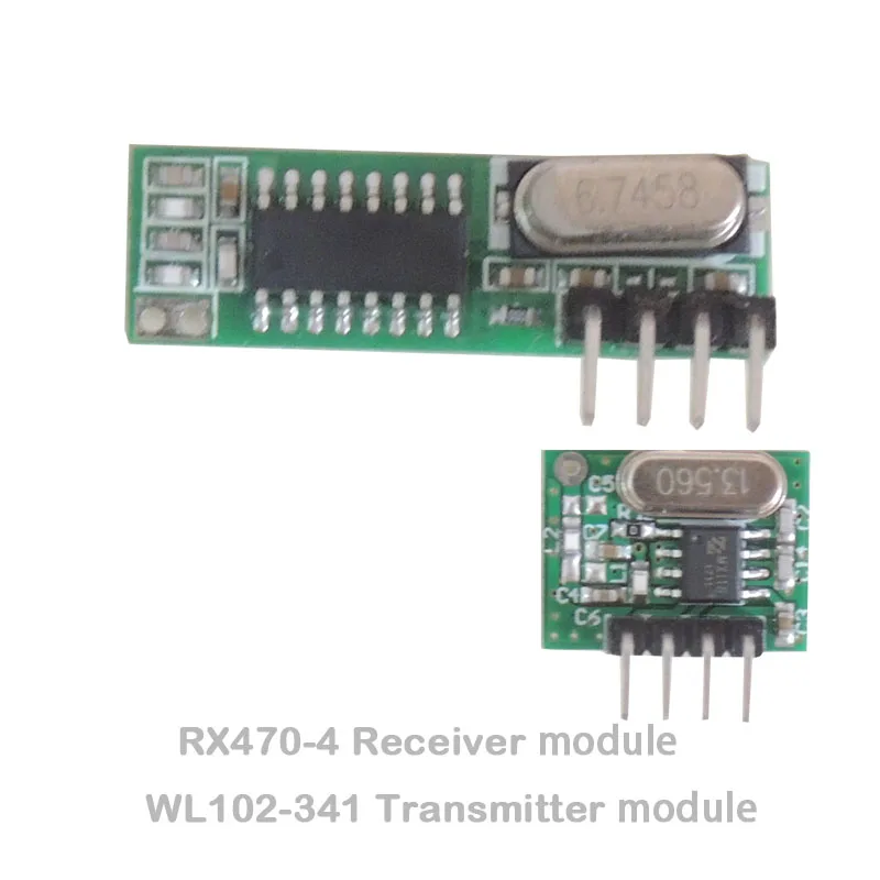 433Mhz DC 5V 2CH RF Relay Superheterodyne Wireless Remote Control Receiver Switch Module With Antenna For AskArduino UHF DIY Kit