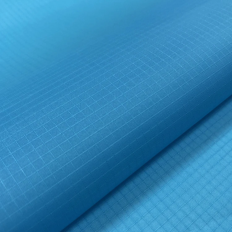 Waterproof Checked Polyester Taffeta Fabric for DIY Projects and Crafts