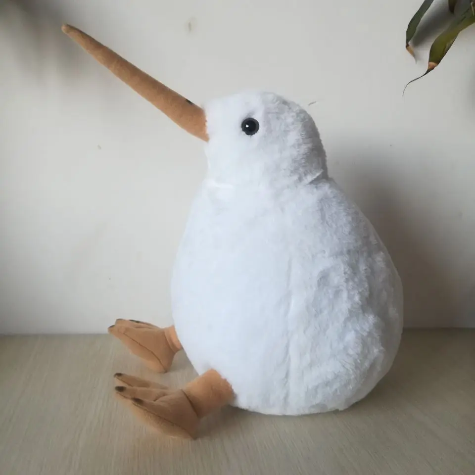 

about 30cm cartoon white kiwi bird plush toy New Zealand national bird soft doll kid's toy birthday gift b0741
