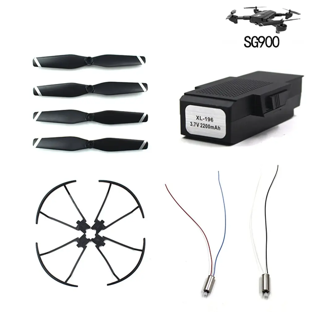 

Wind Blade/Paddle+Protection Ring/Guard Circle+3.7v Motor+3.7V 2200mA Battery For SG900/SG900-S Quadcopter Accessories