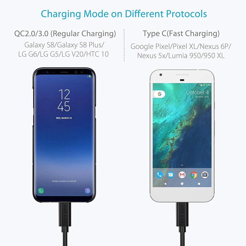 CHOETECH Micro USB кабель Быстрая зарядка usb type C кабель Usb кабель для iPhone Xs max Xr X 8 7 6s Plus Usb C кабель для Xiaomi