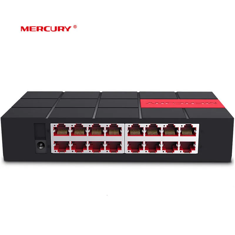 Mercury Mini 16 портовый гигабитный коммутатор 10/100/1000 Мбит/с настольный коммутатор концентратор сети полный/полудуплексный SG116M