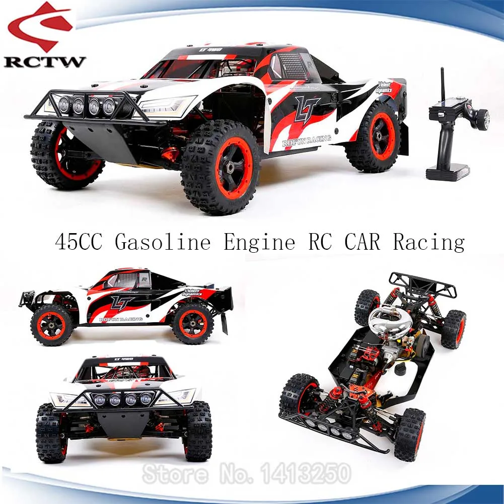 450 45CC 2T бензиновый двигатель два 65 кг сервопривод 4WD RC Truck для масштаба 1/5 Rovan ROFUN