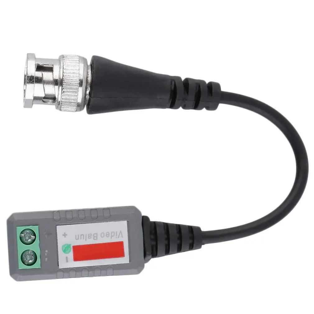 BZX-212L 1 канальный пассивный видео трансивер для балун BNC CCTV Разъем CAT5 кабель черный цвет прочный