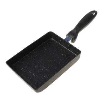 

2020 New Nonstick Retangular Omelette Pan Tamagoyaki Egg Pan for stovetop and Induction