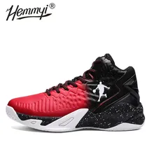Hemmyi Новая мужская обувь с высоким берцем Jordan Баскетбольная обувь унисекс подушки Кроссовки противоскользящие дышащие, для активного отдыха и спорта Для мужчин женская обувь