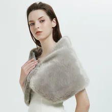 Свадебная накидка, свадебная меховая шаль, женская зимняя пуховая накидка, аксессуары для верхней одежды, свадебные куртки, накидка, Vestidos De Novia Invierno