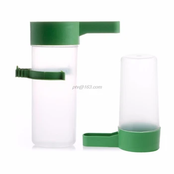 

Bird Drinker Water Feeder Waterer for Aviary Budgie Finches Canary Anti Algae S/L
