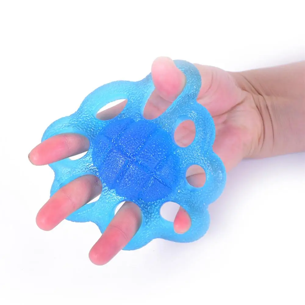 

2020 Hand Gripper Silicone Finger Expander Exercise Hand Grip Wrist Strength Trainer Finger Exerciser Resistance Bands Fitness