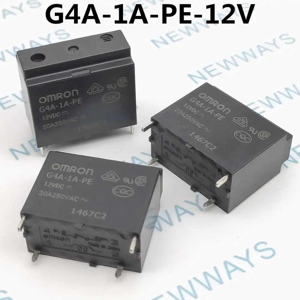 5 шт./лот реле G4A-1A-PE 12VDC 12V 20A DIP4 и