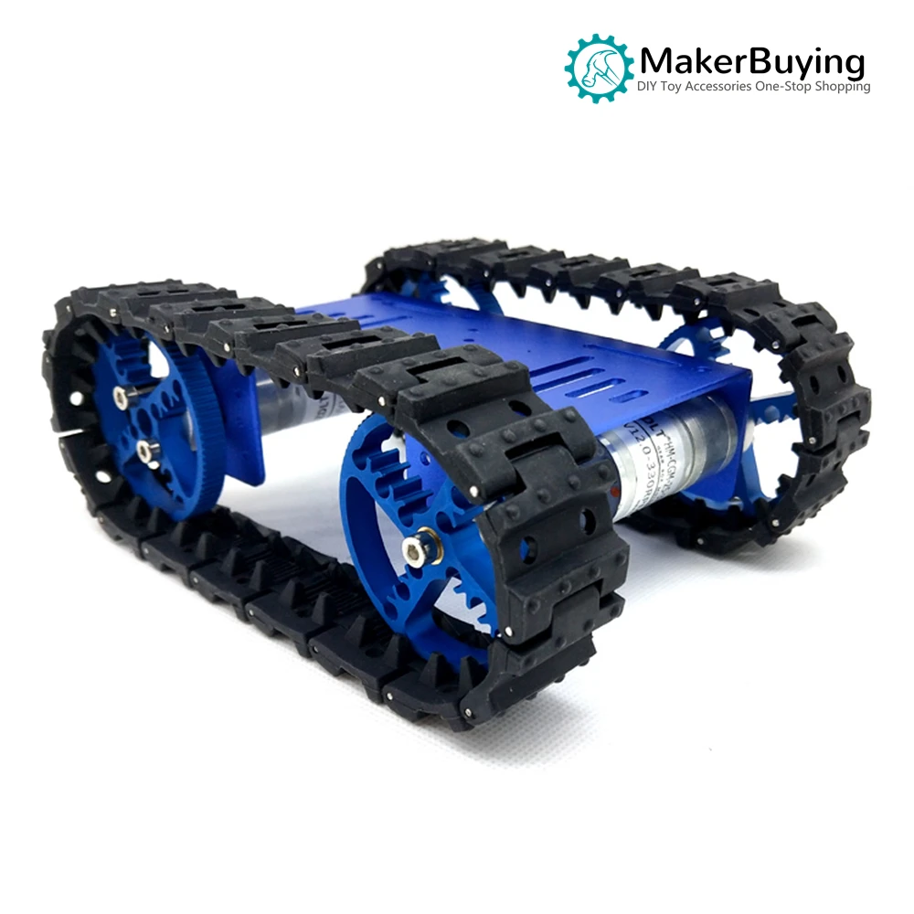 

T10 mini crawler smart tank trolley tank robot model rubber track