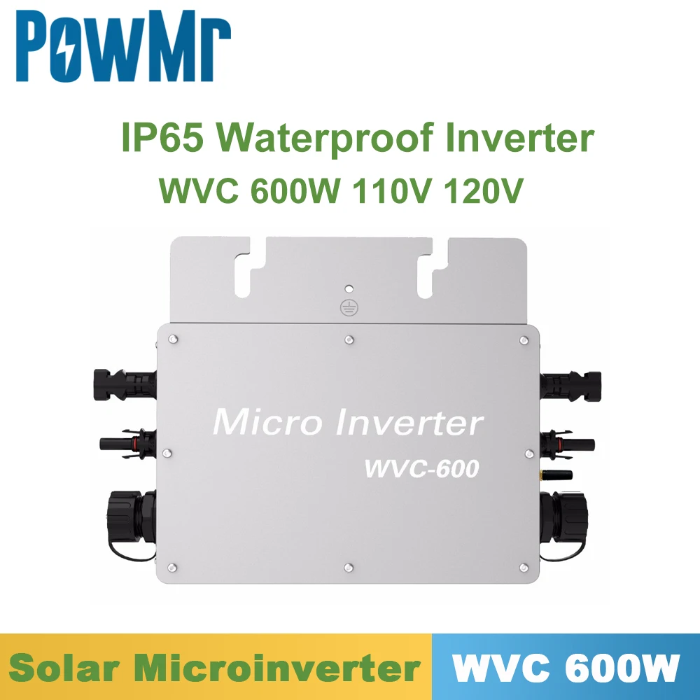 600W MPPT Grid Tie Micro Solar Inverter 110V/220V  Pure Sine Wave Reverse Power 