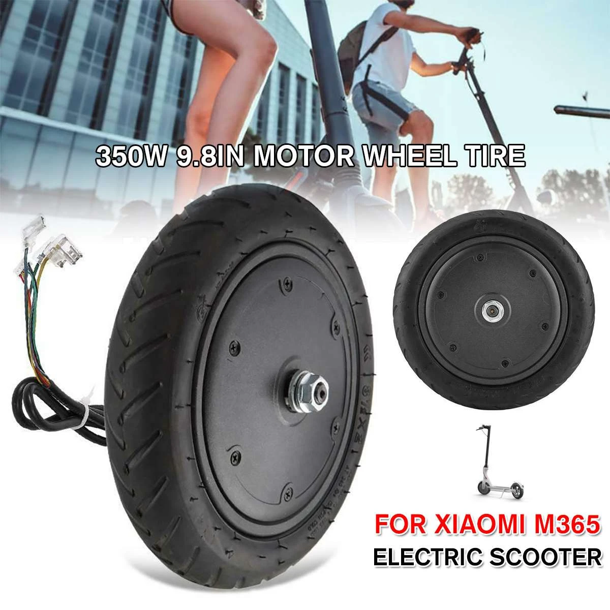 Tire Xiaomi M365 Electric Scooter Explosion Proof Inflatable tyre Anti-shock 9.8
