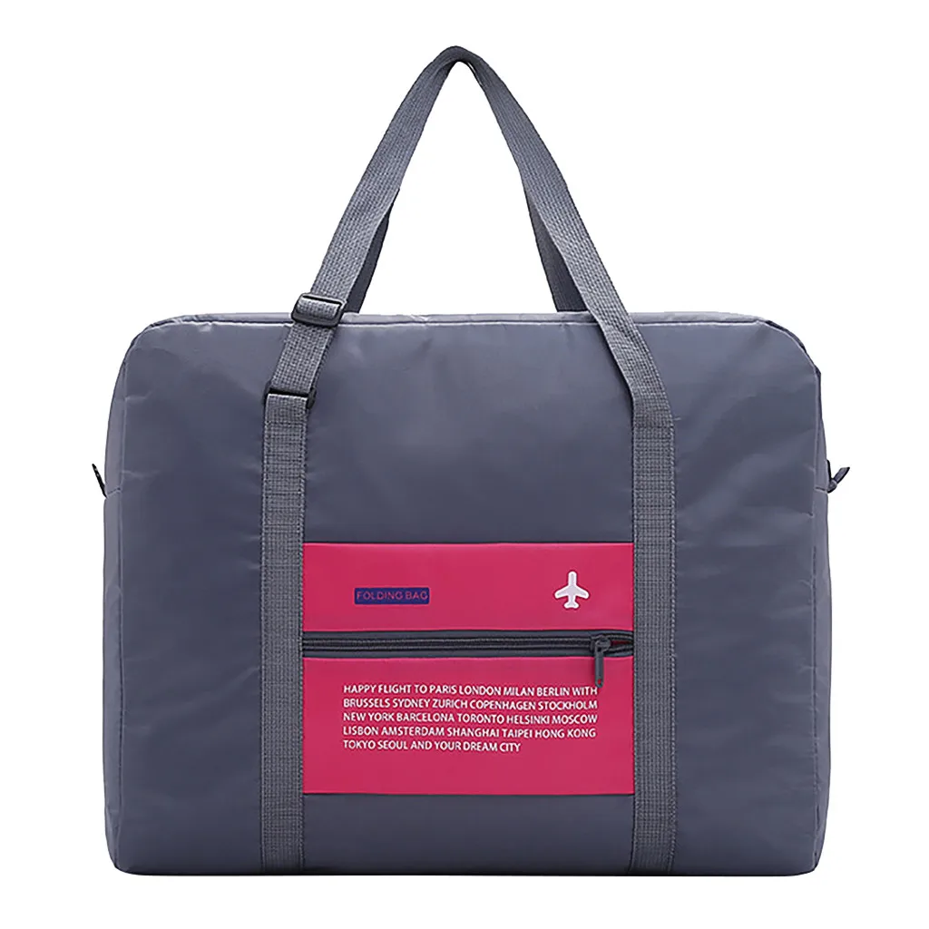 Багажная сумка для мужчин и женщин, чемоданы и дорожные сумки, маленькая упаковка, кубики, деловые дорожные сумки на выходные, дорожный Органайзер - Цвет: HOT