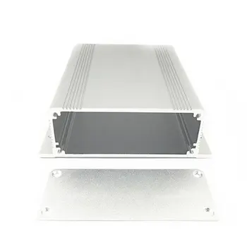 

Cover Project Electronic Instrument Case Enclosure Box Aluminum DIY Housing Instrument Case 114x37.5-120mm Silver