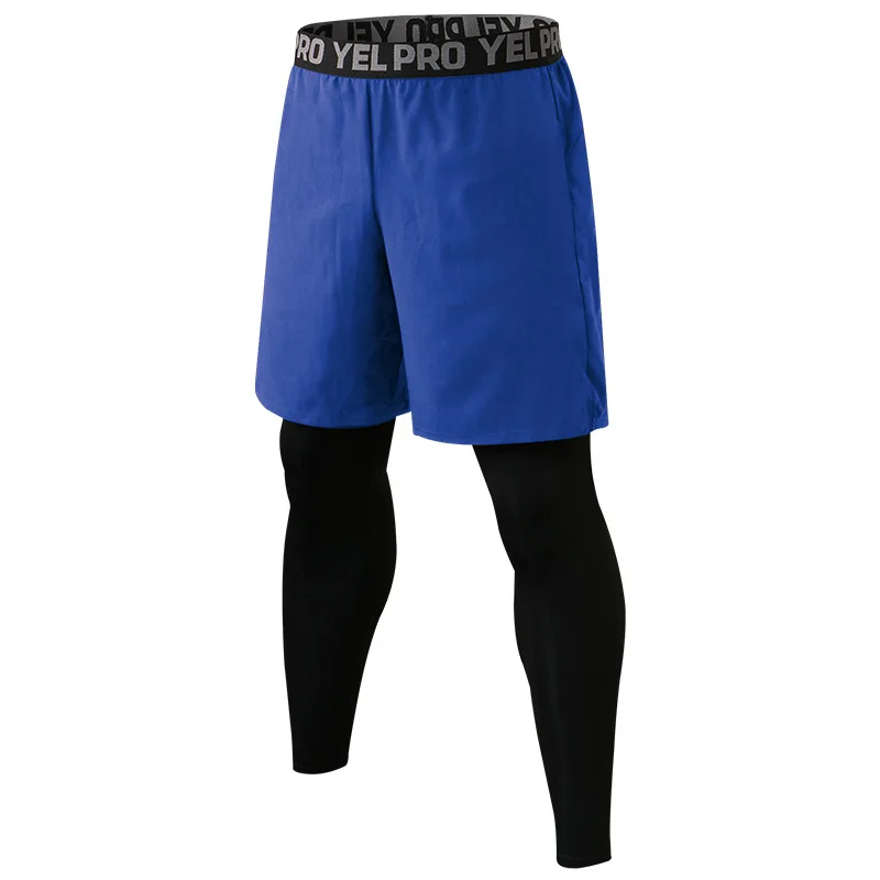 Mens Running Shorts 2 in 1 Gym Sport Shorts Men double-deck Outdoor Jogging Workout Shorts Sportswear Fitness Short Pants 11325