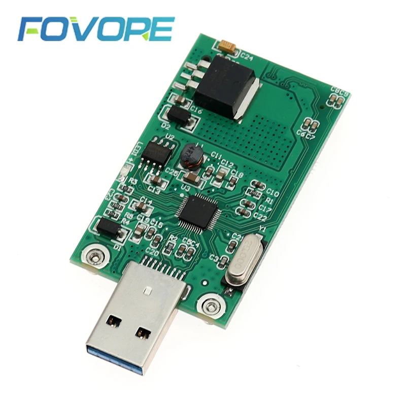 Mini USB 3 0 для PCIE mSATA внешняя карта адаптера SSD PCBA | Компьютеры и офис