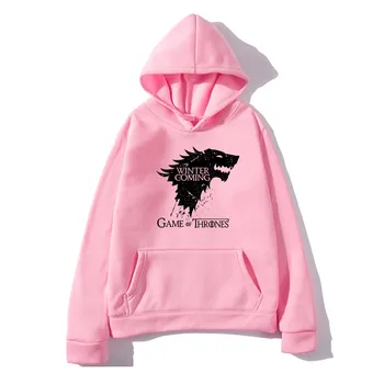 

Sweatshirt Men Hoodie House Stark The North Remembers Sweatshirts Game Of Thrones Winter Autumn Fleece Warm Hip Hop Streetwear