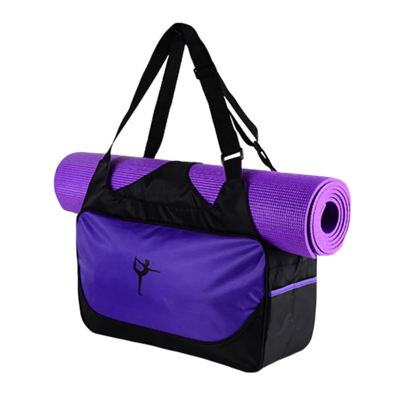 48x24x16cm High-capacity Yoga Mat Backpack Canvas Waterproof Yoga Bag Outdoor Handbag Sports Fitness Bags