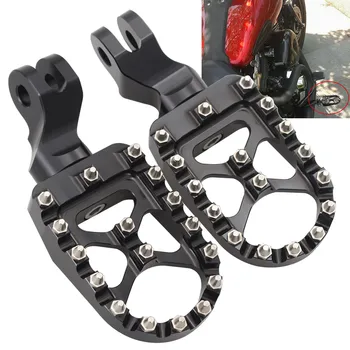 

Black Motorcycle Accessories Front Foot Pegs Pedals Footrests For Triumph Bonneville T100 T900 Scrambler Trunxon 1200