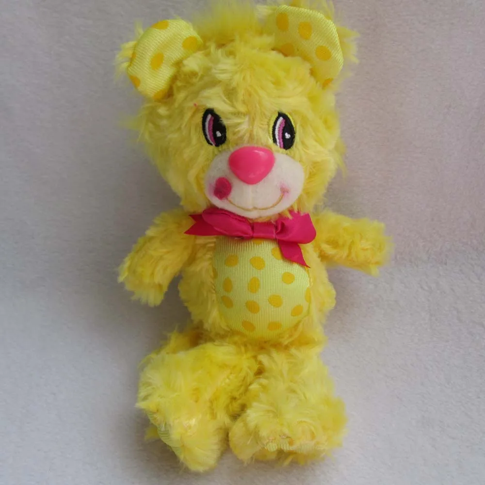 YUM YUMS Lucky Lemon Lion Jellybean зайчик вишня Медведь Кролик Плюшевые игрушки 16 см - Цвет: Зеленый
