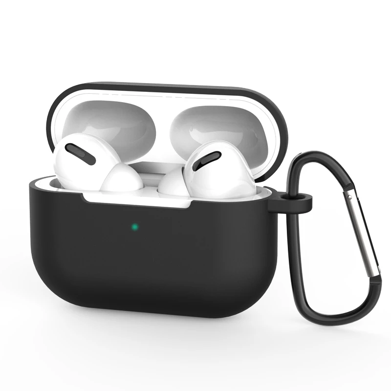 Color 11-with Hook Силиконовый чехол для apple Airpods Pro, чехол-наклейка, Bluetooth чехол для airpod 3, Air Pods Pro, аксессуары для наушников, кожа - Цвет: Color 11-with Hook