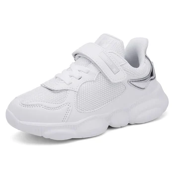 

White Color Shoes for Kids Boys Girls Sport Shoes Spring Autumn New Style Running Shoes for Kids Sneakers Student School Trainer