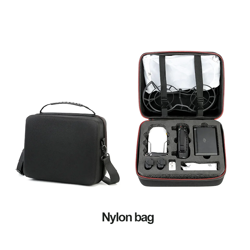 nylon bag Водонепроницаемый Жесткий наплечный мешок портативный ящик для хранения Открытый Чехол для переноски для DJI MAVIC MINI Fly More Combo Propeller Guard - Цвет: nylon bag