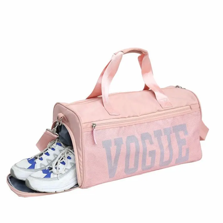

Wholesale Customizable New Style Separate Shoes Bit Shoulder Outdoor Travel Bag Nylon Wet And Dry Separation Fitness Yoga Bag