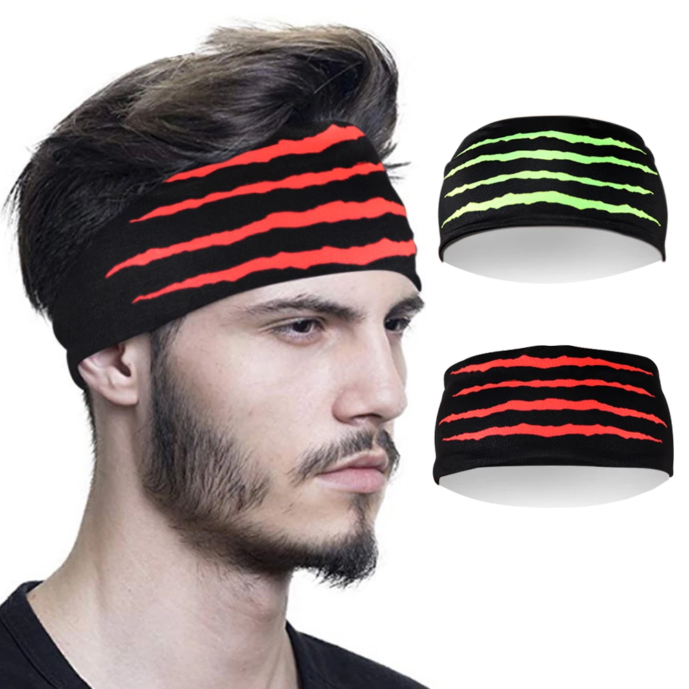 

1Pcs Men Outdoor Workout Headbands for Unisex - Sweat Wicking Hair Bands for Sports Fitness Yoga Running Elastic Non Slip Indoor