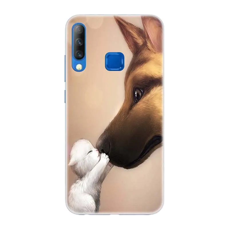 A290 Чехлы для Tecno Camon 11 CF7/11 Pro CF8/11 S CB7 6," чехол с принтом Роза волк чехол-крышка с узорами ТПУ+ PC задняя крышка Funda Para - Цвет: A290