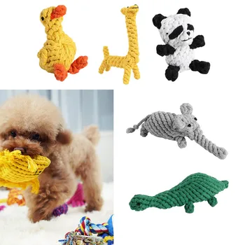 

5 Pcs/set Pet Tooth Cleaning Bite Chew Toys Pet Cotton Interactive Toys Set Training Tools