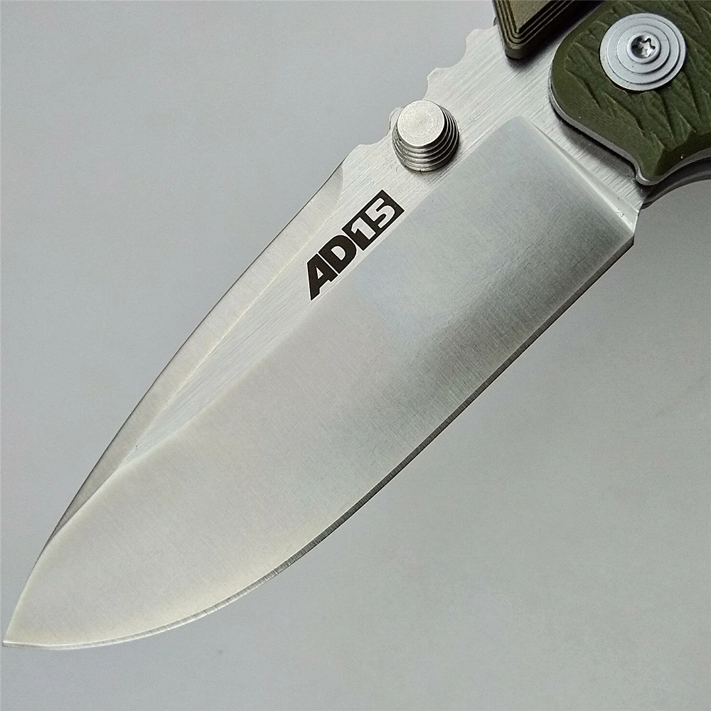KESIWO, складной нож AD15 D2, лезвие из алюминиевой стали, G10, ручка для кемпинга, охоты, выживания, карманные спасательные ножи, инструменты для повседневного использования