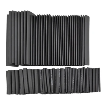 

127Pcs Heat Shrink Tubing 2:1 Cable Sleeving Tube Assortment Wrap Wire Tube with Polyolefin