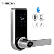 FREECAN замок двери отеля с RFID смарт-картой, электронный цифровой пароль дверные замки с Wi-Fi приложение