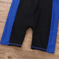 Kids Boys Girls One-piece Suits Rash Guards for Surfing Short Sleeves Zippered Shorty Wetsuits Swimsuit Swimwear Bathing Suits 6