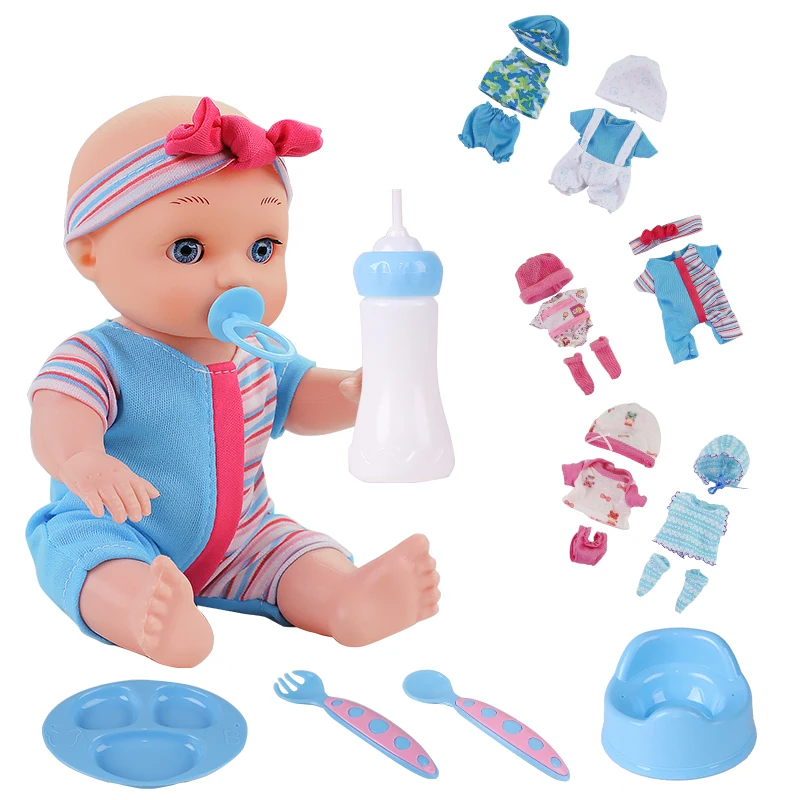 Реалистичные куклы Новорожденные 10 дюймов веселые развивающие игрушки подарок