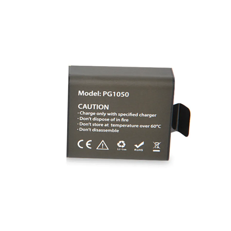 8PCSAJQQ PG1050mAh спортивные Камера EKEN Перезаряжаемые Батарея для моделей H8PRO H8R H8 Pro H9 H9R