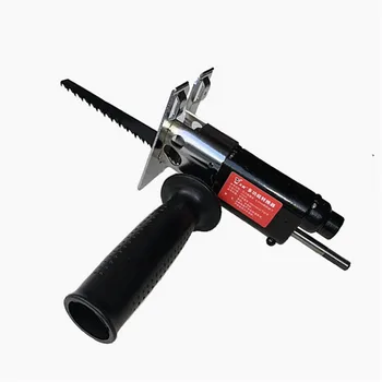 Cheap Converter Reciprocating Saw Attachment Electric Drill Jig Saw For Woodworking Metal File Cutting Converter For Household Use