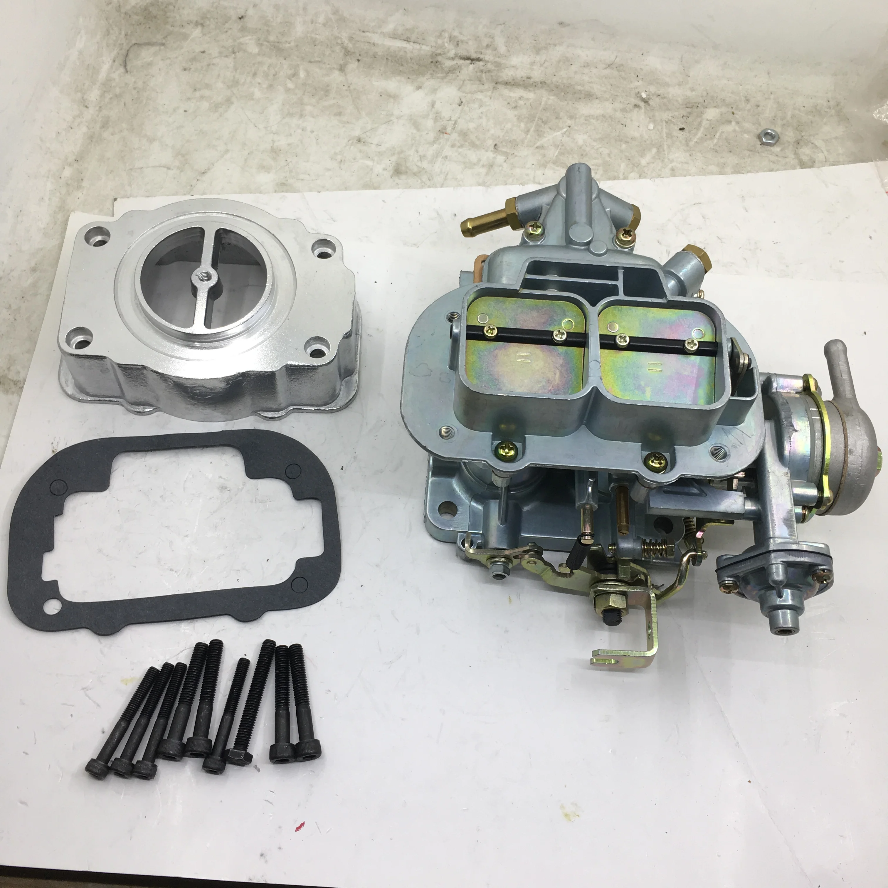 

SherryBerg fajs EMPI Weber Carburetor carb assy 32/36dgav 32/36 mm dgav air filter adapter for jeep cj6 cj5 cj7 wrangler