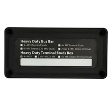 Автомобильный караван корабль анод обмен Линия шины проводки Клеммная коробка изолированный 4-полосная M10 изменение применимо 48V