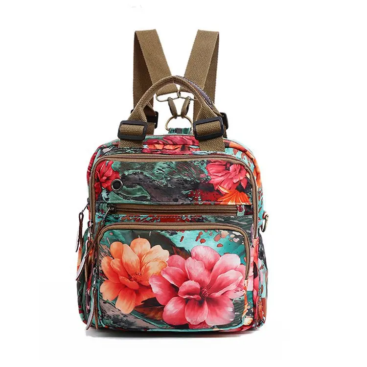 

Diaper Bag New Style Japanese Korean Fashion Lightweight Nylon Large Capacity Handbag Casual Travel Ethnic-Style Backpack Fashio