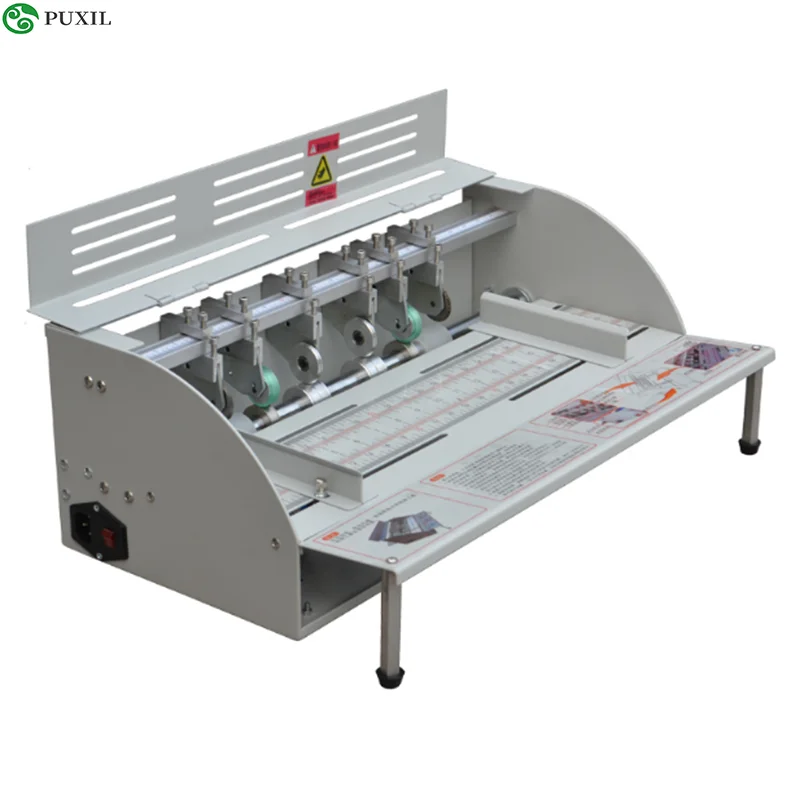Electric paper folding machine folding and folding machine