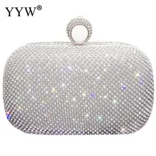 Модные сумки со стразами для женщин вечерняя сумочка вечерние блестящие клатчи кошелек через плечо сумка через плечо с открытым карманом